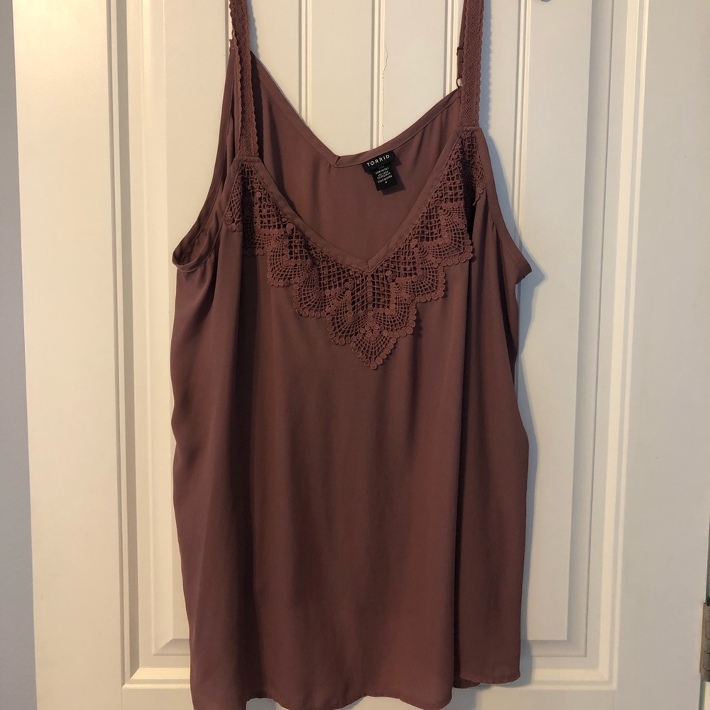 Mauve Torrid Size 4 Tank